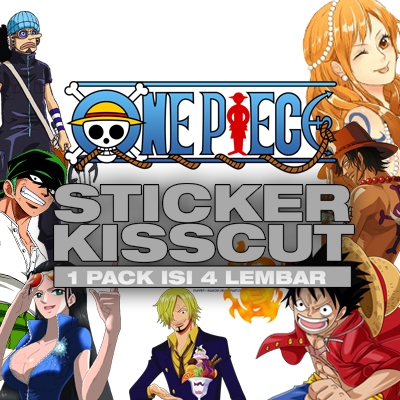 

STICKER PACK ONE PIECE | STICKER TUMBLER | STIKER LAPTOP KOPER HELM 1 PACK ISI 4LEMBAR