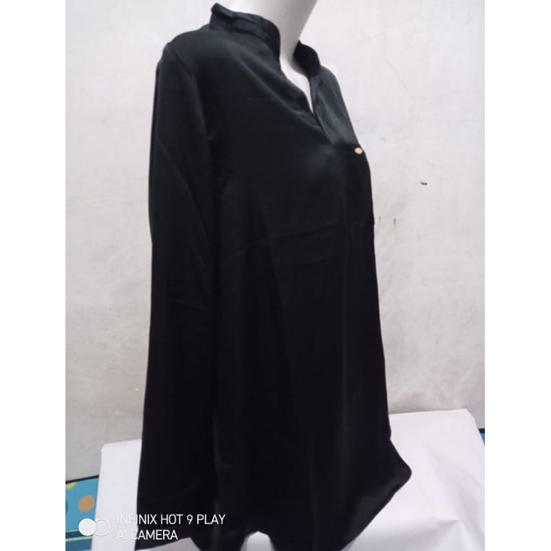 Murah Baju Kemeja Blouse Wanita MPD Emba Lengan Panjang Size M