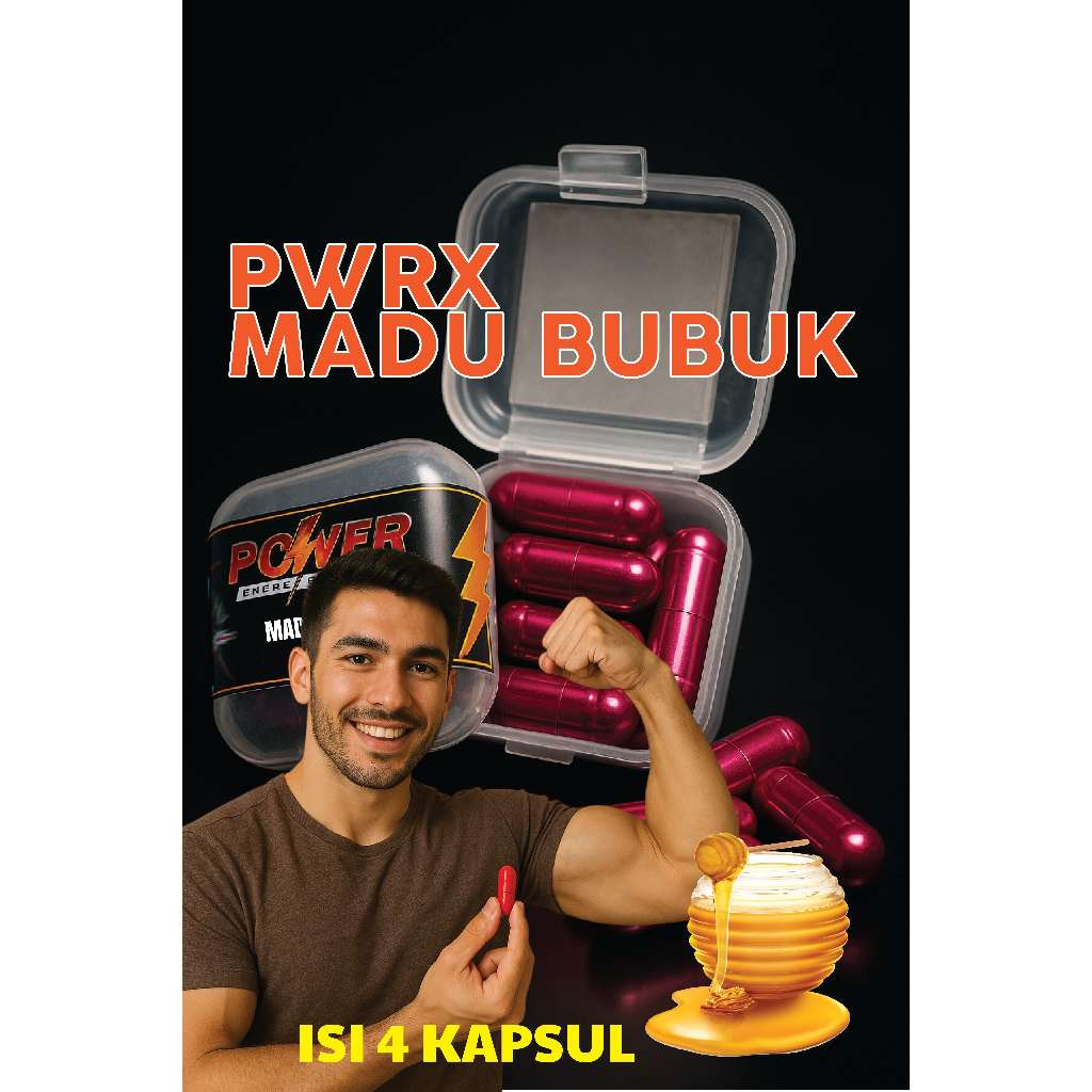 

PowerX Madu Bubuk Herbal Alami Minuman Sirup 4 Kapsul - Honey, Syrup