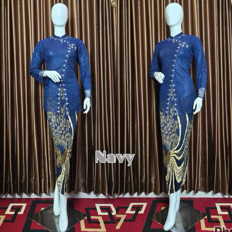 Kayora - Kebaya Janggan Nagita / Kebaya Wisuda Brokat Pendek / Kebaya Lamaran Modern