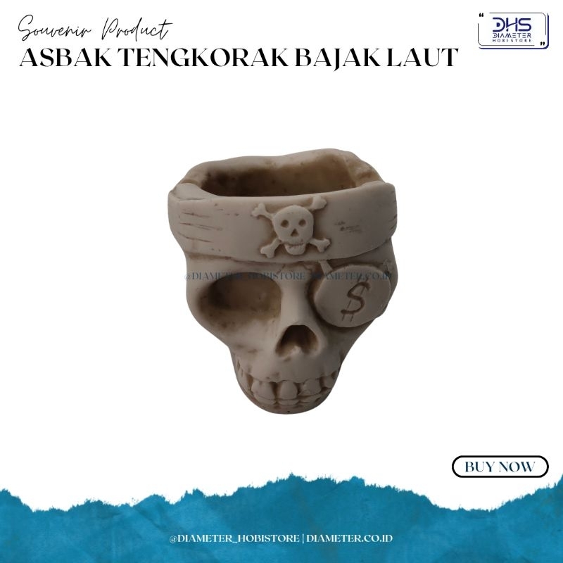ASBAK TENGKORAK MOTIF