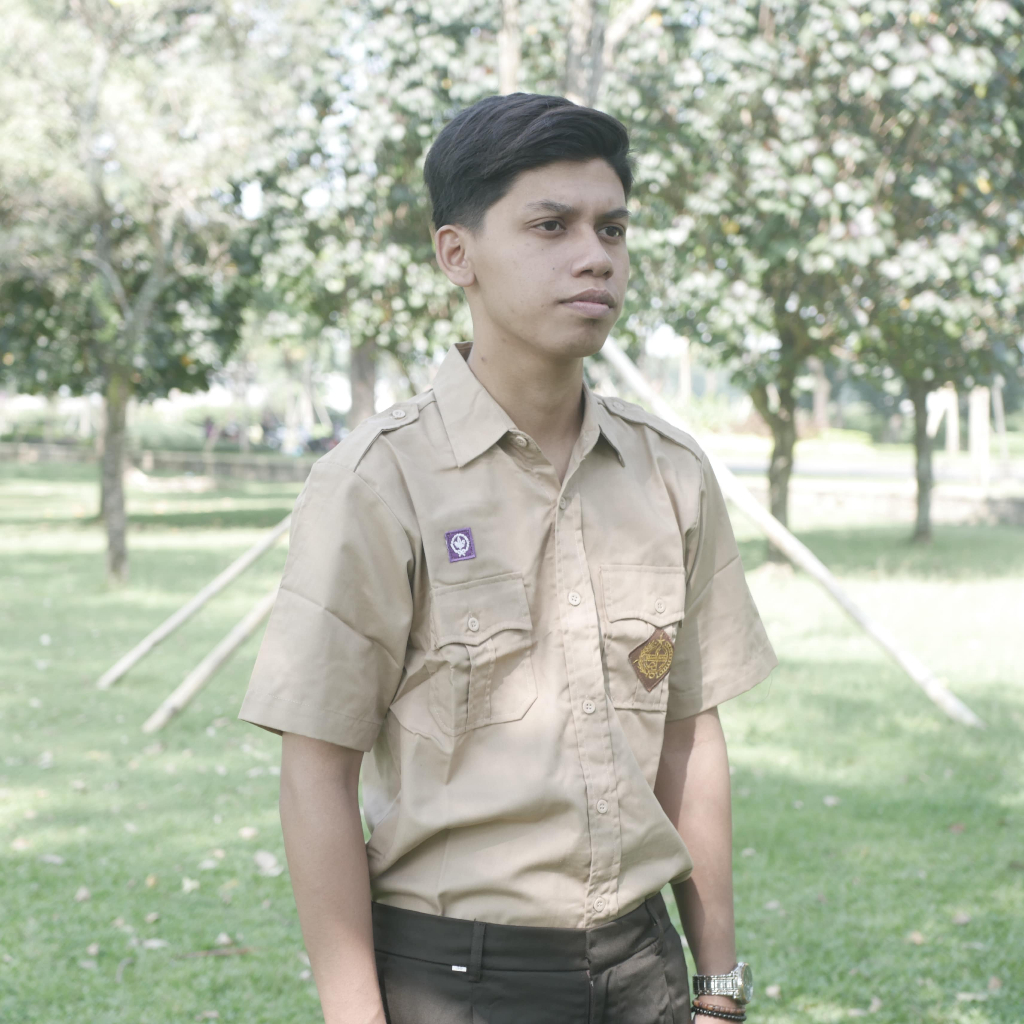 Seragam Sekolah Baju Penggalang Pendek Osfot Sariwarna