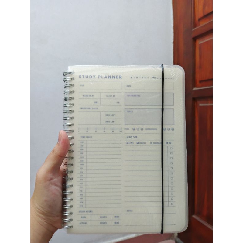 

[READY STOCK] BINDER NOTEBOOK SPIRAL STUDY PLANNER A5 90GSM ISI 50 LEMBAR