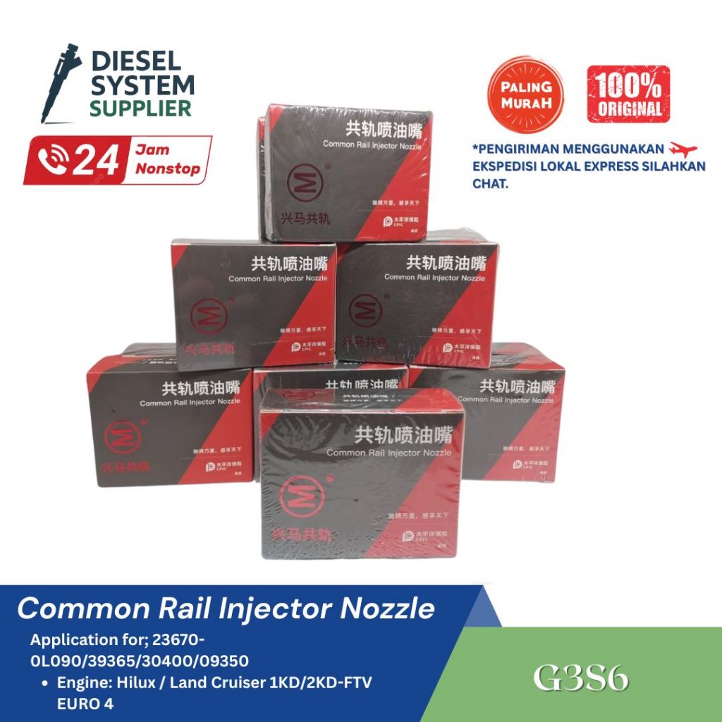【G3S6】Nozzle Injector M Toyota Hino 2.5 2500cc 23670-0L090 Termurah