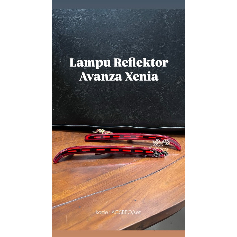 Lampu Reflektor Mata Kucing Bumper Belakang Avanza Xenia