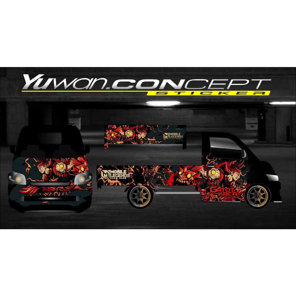 Decal Grandmax Pickup Gatotkaca