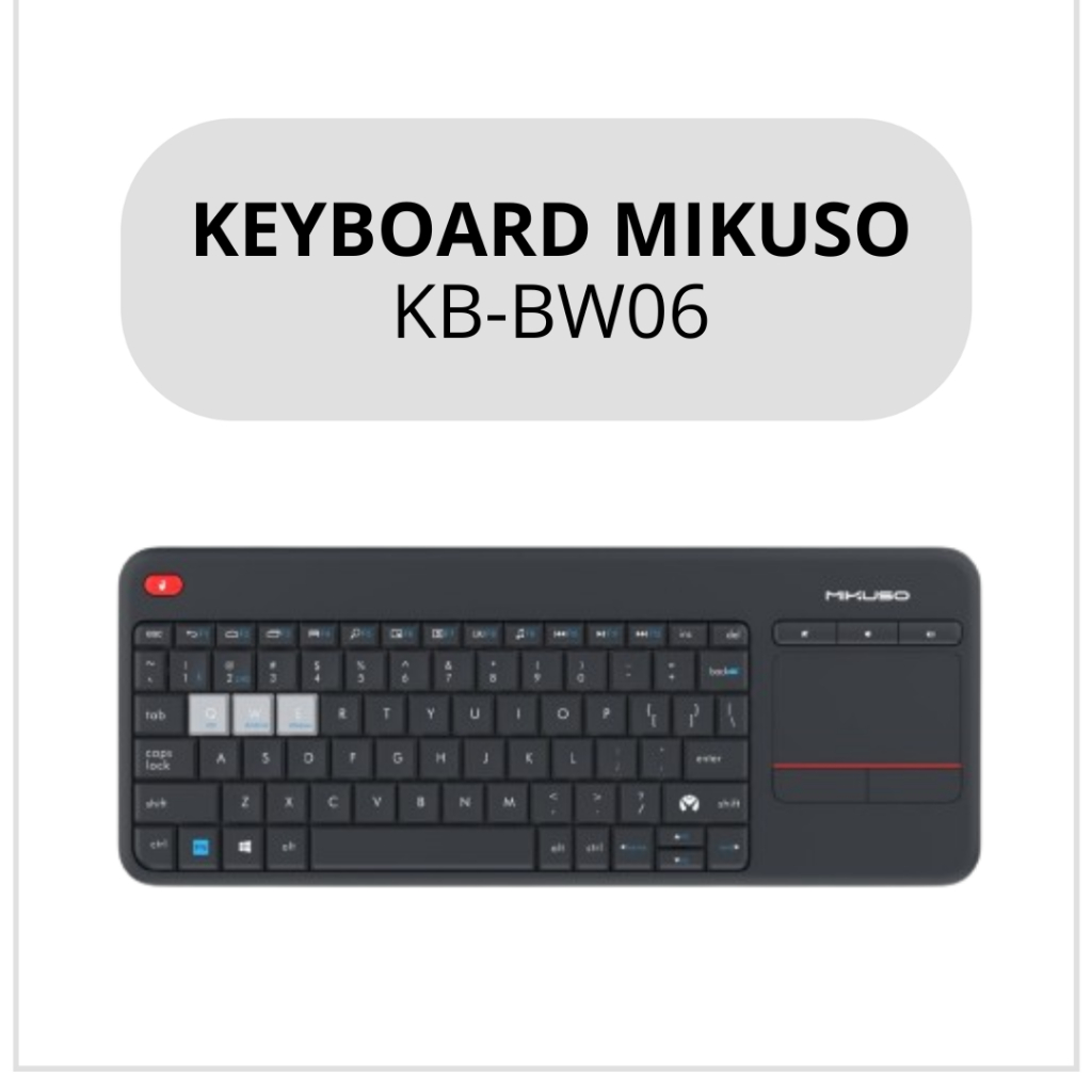 KEYBOARD MIKUSO KB-BW06 WIRELESS BLUETOOTH