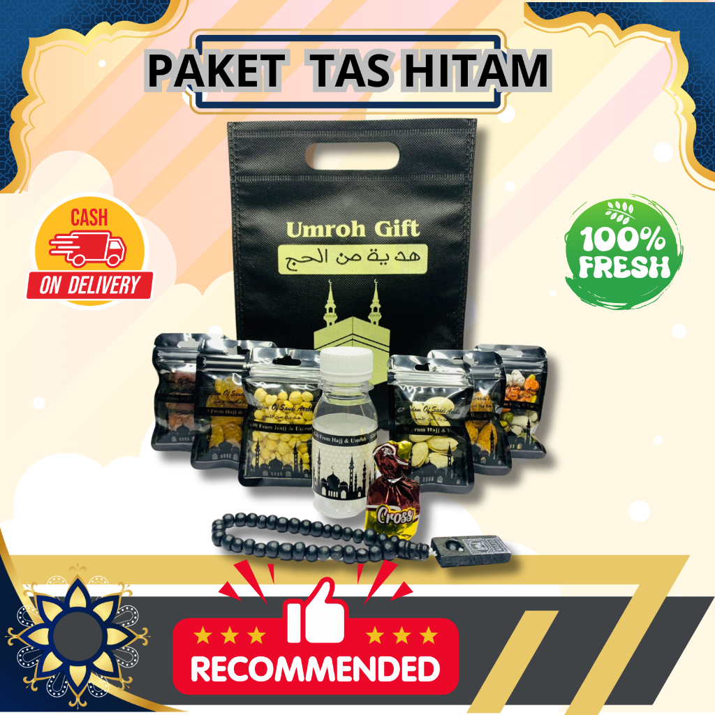 

Paket Oleh Oleh Haji dan Umroh Tas Hitam Special A-H