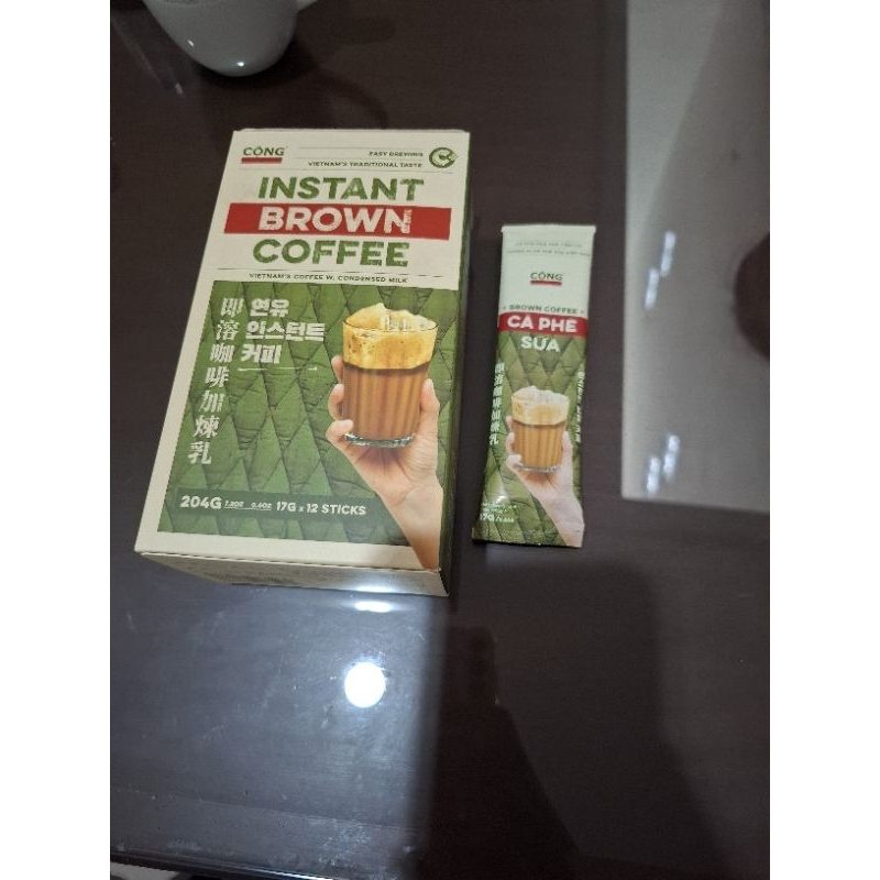 

Kopi Vietnam Cong Caphe (Instant Brown Coffee) original from best coffee shop in Vietnam (Cong)