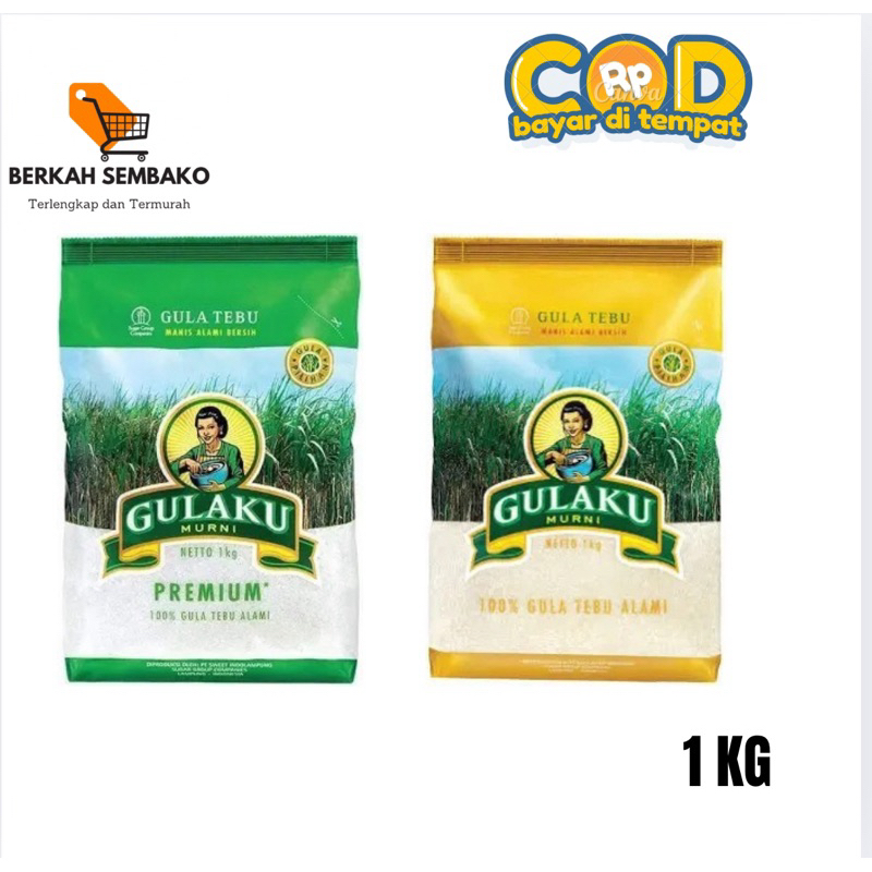 

GULAKU gula pasir kemasan 1 kg