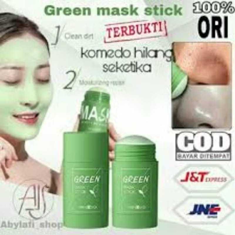 [ORIGINAL 100%] Meidian Green Mask Stick / Green Masker Stick 100% Original BPOM
