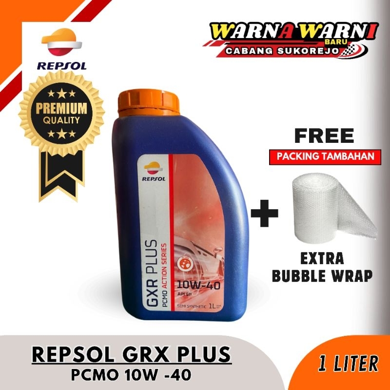 OLI REPSOL GRX PLUS 10W-40 OLI MESIN MOBIL BENSIN (1LITER)
