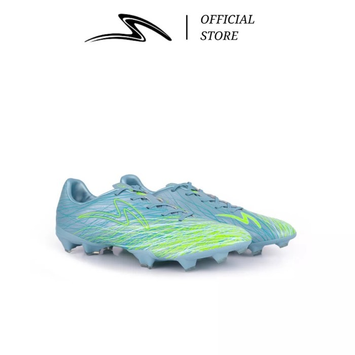 Specs Sepatu Sepak Bola Accelerator Alpha Nerve Pro Fg Aqua Gray Green