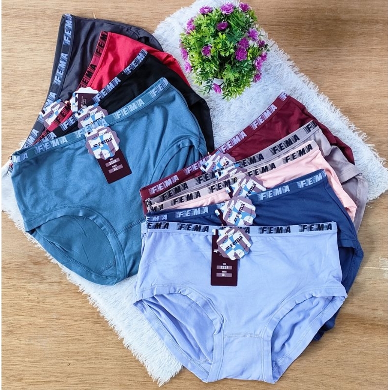 celana dalam fema celana dalam wanita celana fema 6pcs