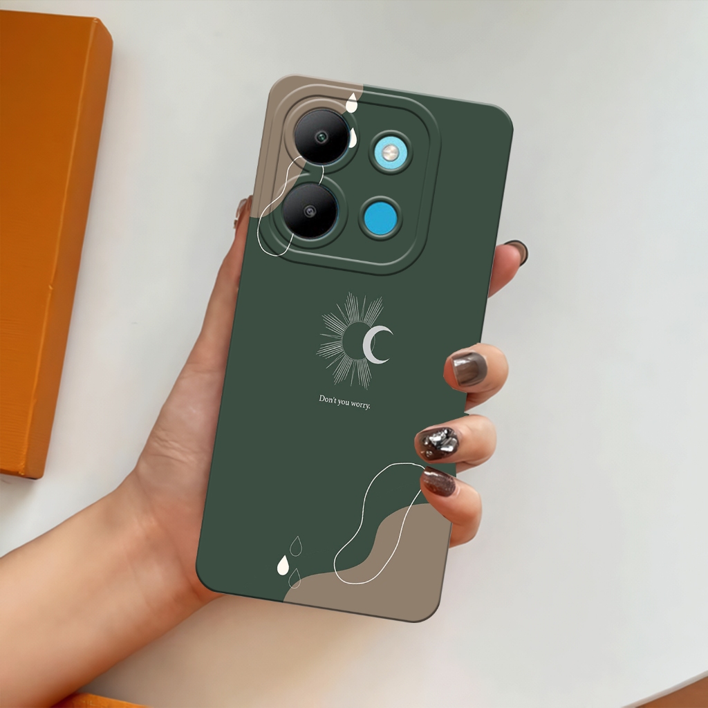 Case Infinix Smart 7 - [Mottif Estetik] Terbaru Softcase Procamera Anti Sobek - Casing Silikon Lentu