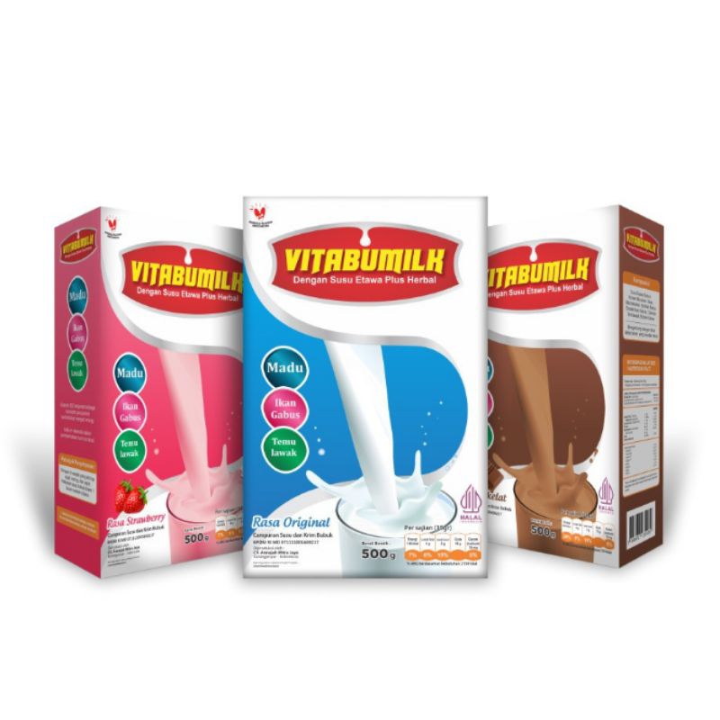 

Vitabumilk || Susu Kambing Etawa Plus Herbal 500g || Penambah Nafsu Makan, Berat Badan & Kecerdasan Anak