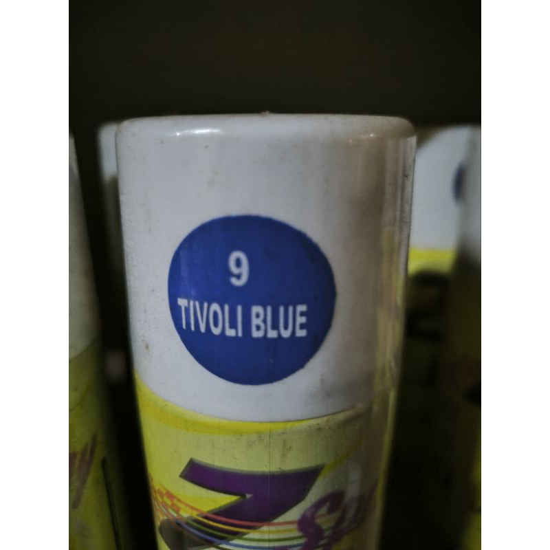 cat semprot cat kaleng Zspray 9 Tivoli blue
