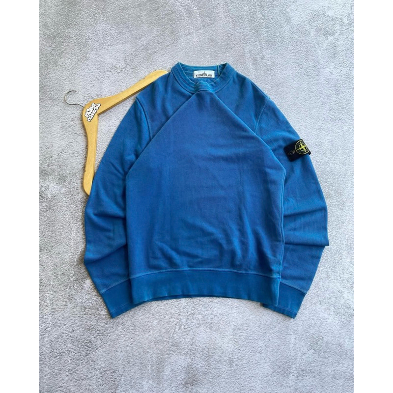 STONE ISLAND ADULT ORIGINAL BLUE - CREWNECK