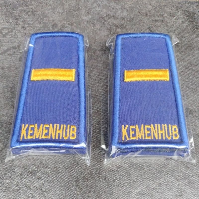 Pangkat KEMENHUB bordir timbul/tanda pangkat kemenhub