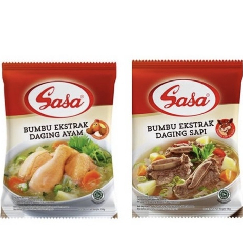 

Sasa Bumbu Ektrak Ayam dan Sapi / Sasa Bumbu Ektrak Ayam