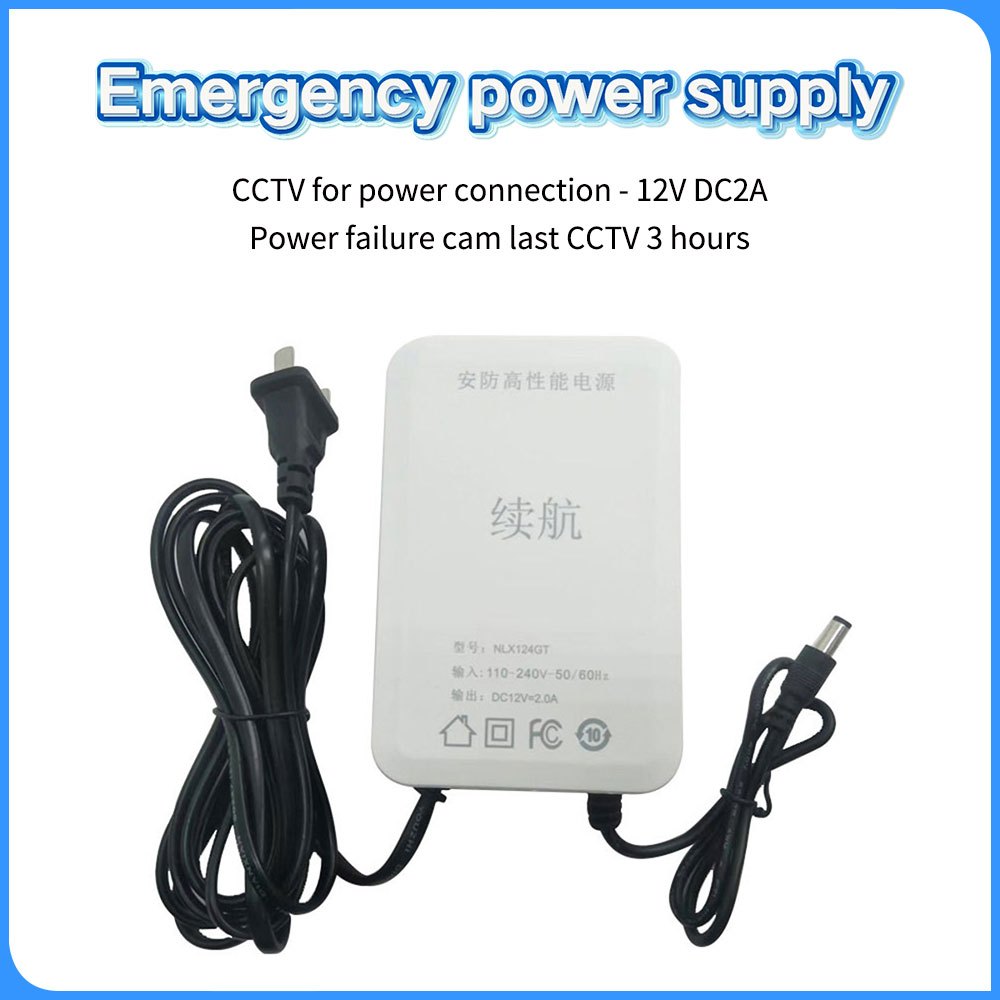 5200mAh Mini UPS 12V 2A Uninterruptible Continuous Power Supply Emergency Power Supply