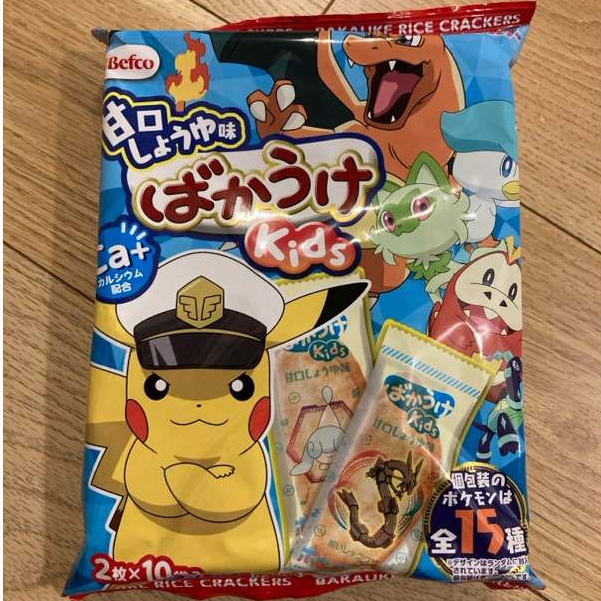 

Befco Pokemon Soy Sauce Rice Crackers (Isi 10 Bungkus)