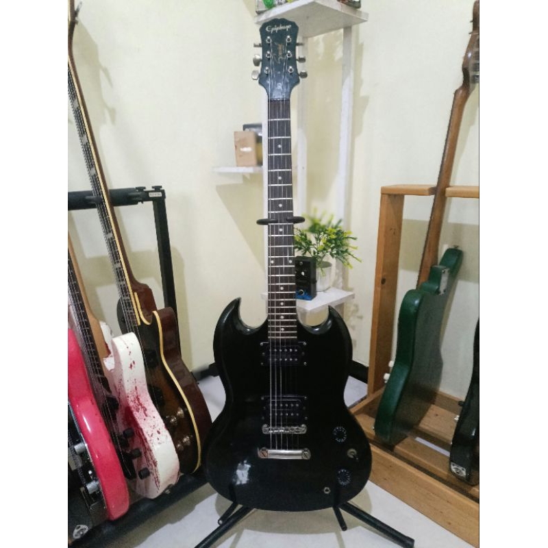 Gitar Listrik Epiphone Special SG model SG black color Original 2008