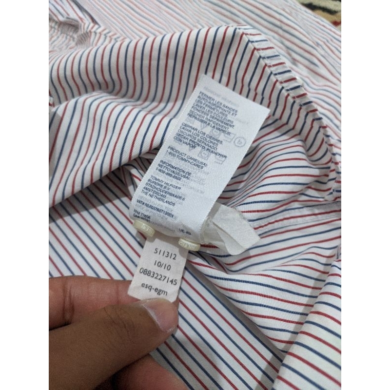 Kemeja Tommy Hilfiger Stripe