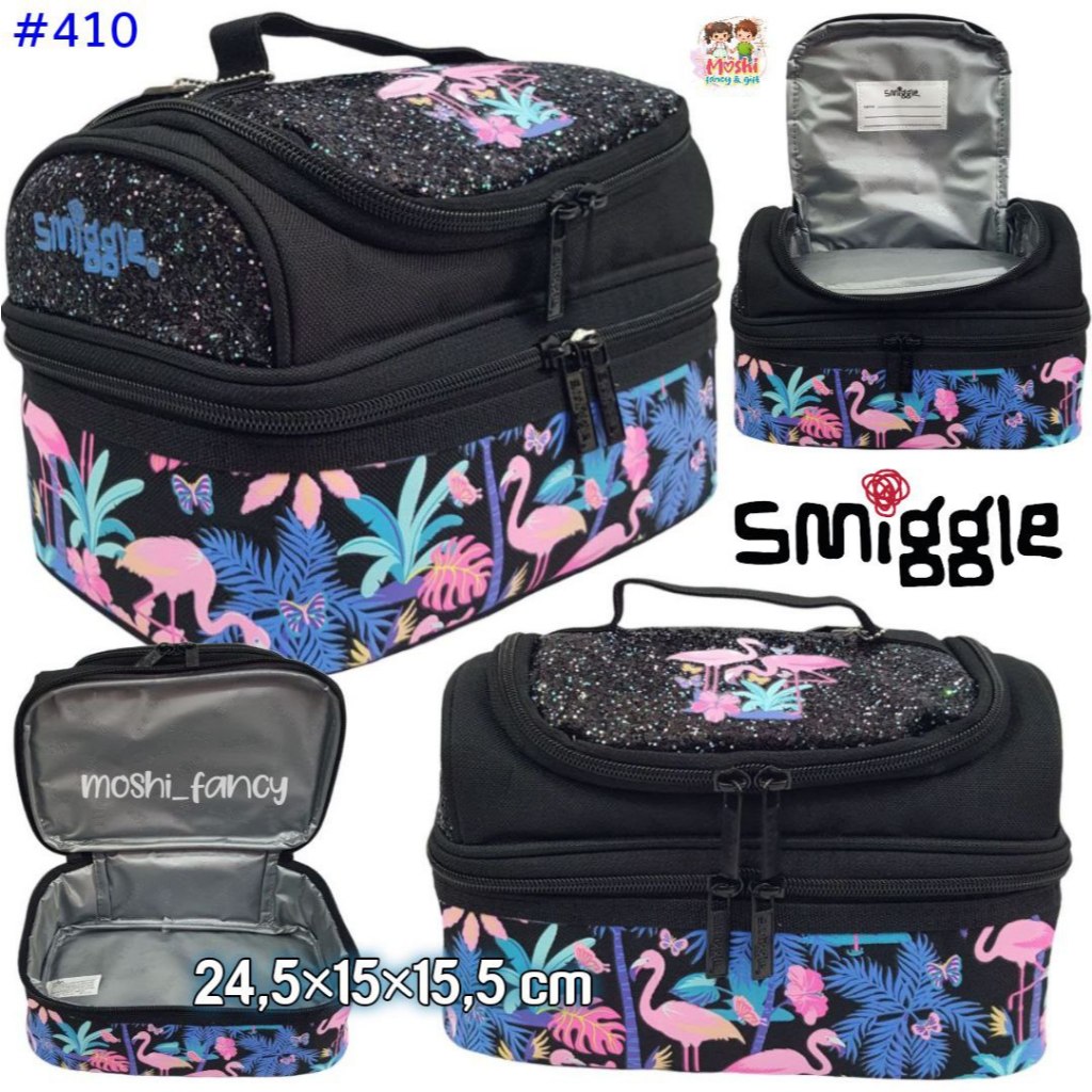 Tas Makan Smiggle Double Deck Flamingo / Lunch Bag Double Decker Flamingo / Lunch Bag Smiggle Girl T
