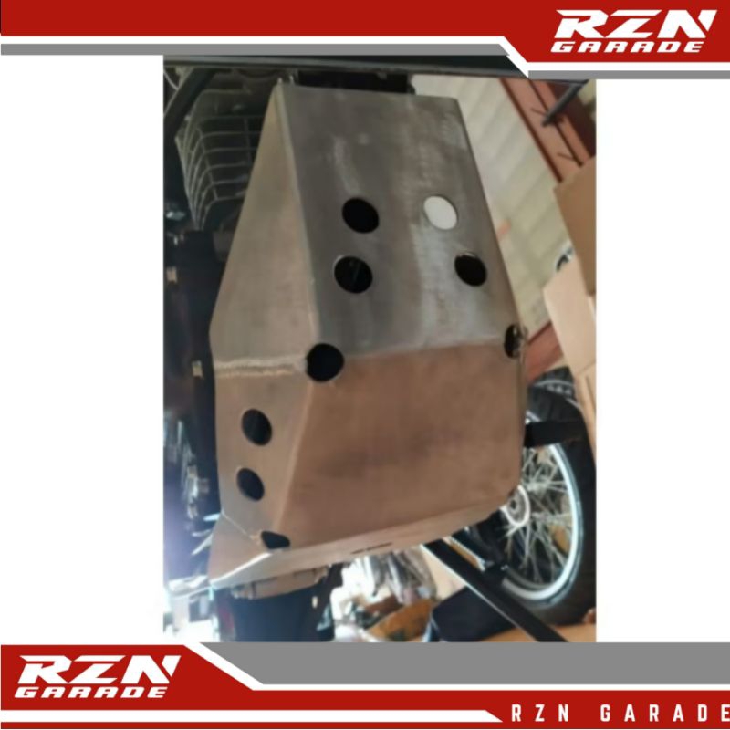 Cover Mesin Pelindung Bawah KLX 250 l BF Besi 250 full set original-ENGINE GUARD CRF KLX 150 L