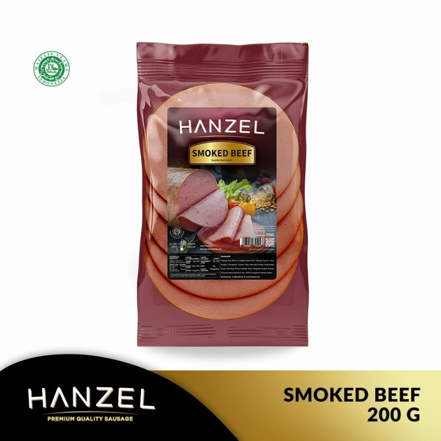 

HANZEL Smoked Beef 200gr – 12 Lembar Daging Sapi Asap Gurih & Praktis!