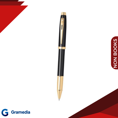 

Gramedia Medan - Sheaffer SGC 100 glossy black with Gold Tone rollerball (tinta cair)