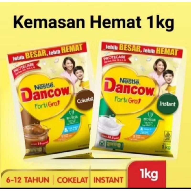 

DANCOW FORTIGRO INSTANT PUTIH / COKLAT 2 X 1KG