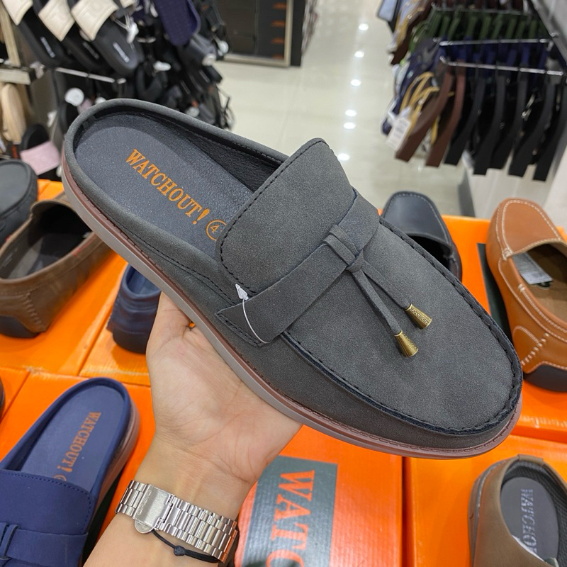 Watchout sepatu sandal selop bustong pria original