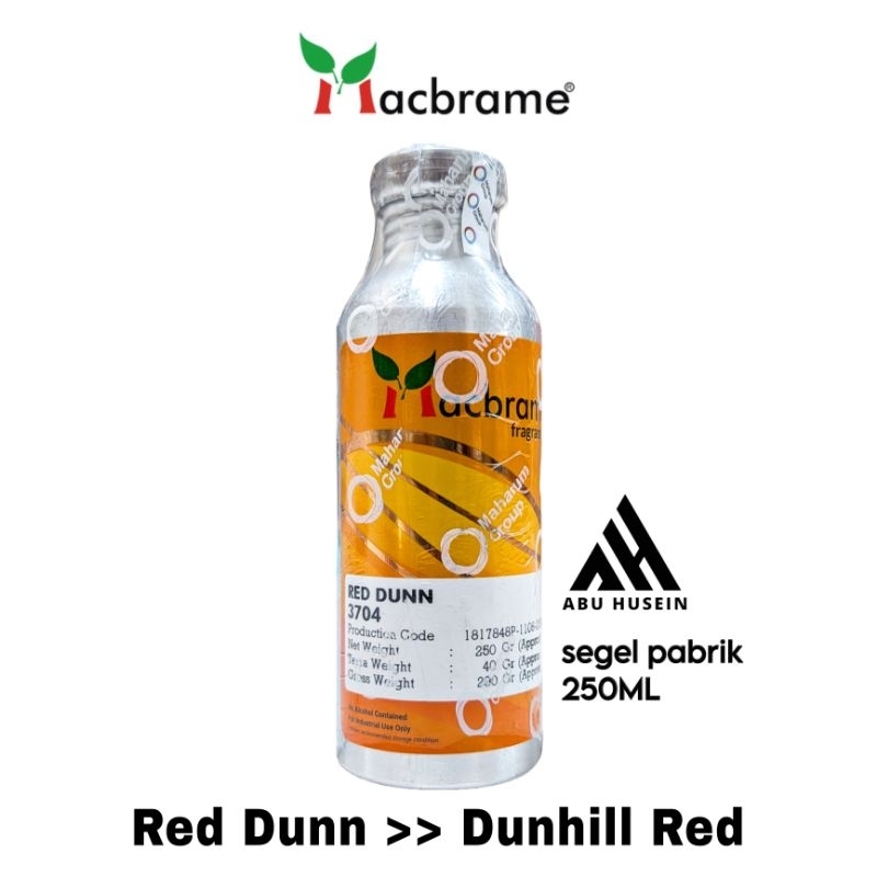 RED DUNN 250ML PRODUK MACBRAME SEGEL PABRIK (untuk keterangan baca deskripsi produk)