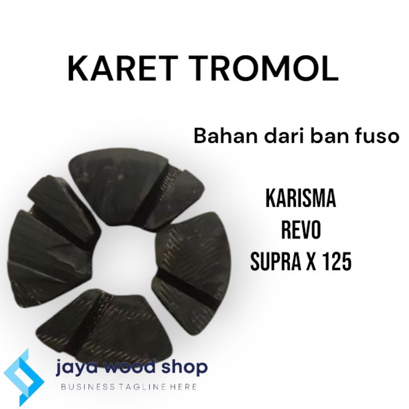 KARET TROMOL MOTOR karisma & Supra x 125 bahan ban truk tromol HONDA ORI