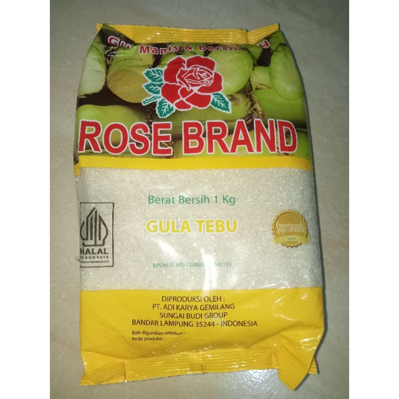 

Gula Rose Brand 1kg Eks 2027