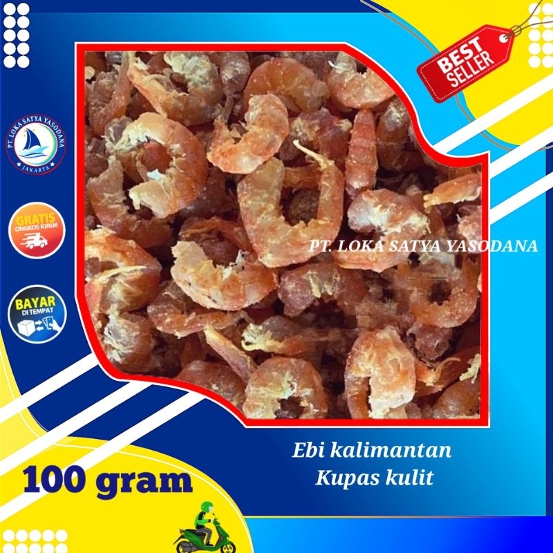 

ebi kalimantan kupas bersih / premium 100gram