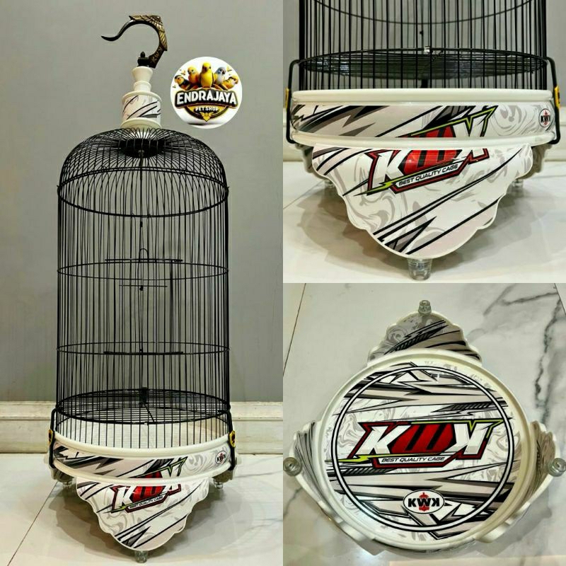 1 SET SANGKAR LB KWK DECAL. SANGKAR LOVE BIRD KWK DECAL ORIGINAL
