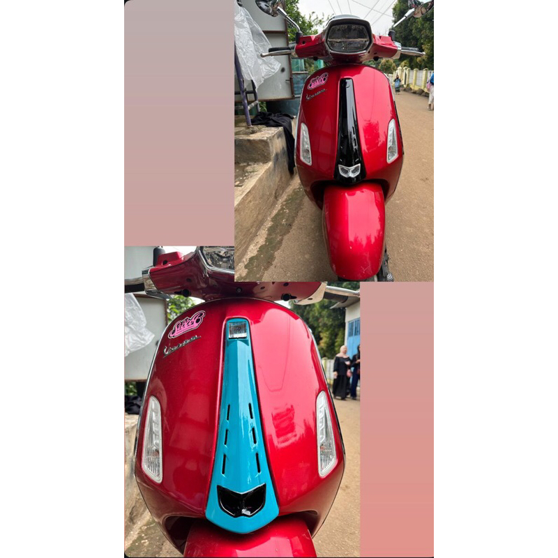dasi vespa matic sprint horn vespa matic primavera iget 2023 2024 dasi vespa matic custom bahan fibe