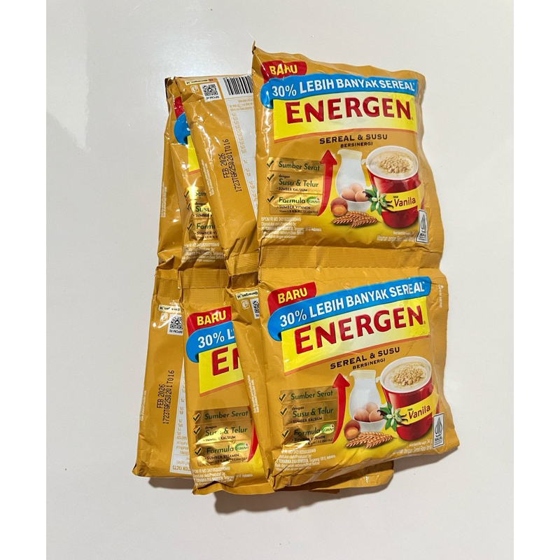 

[READY] Energen Sachet Vanilla Dan Kacang Hijau 10pcs