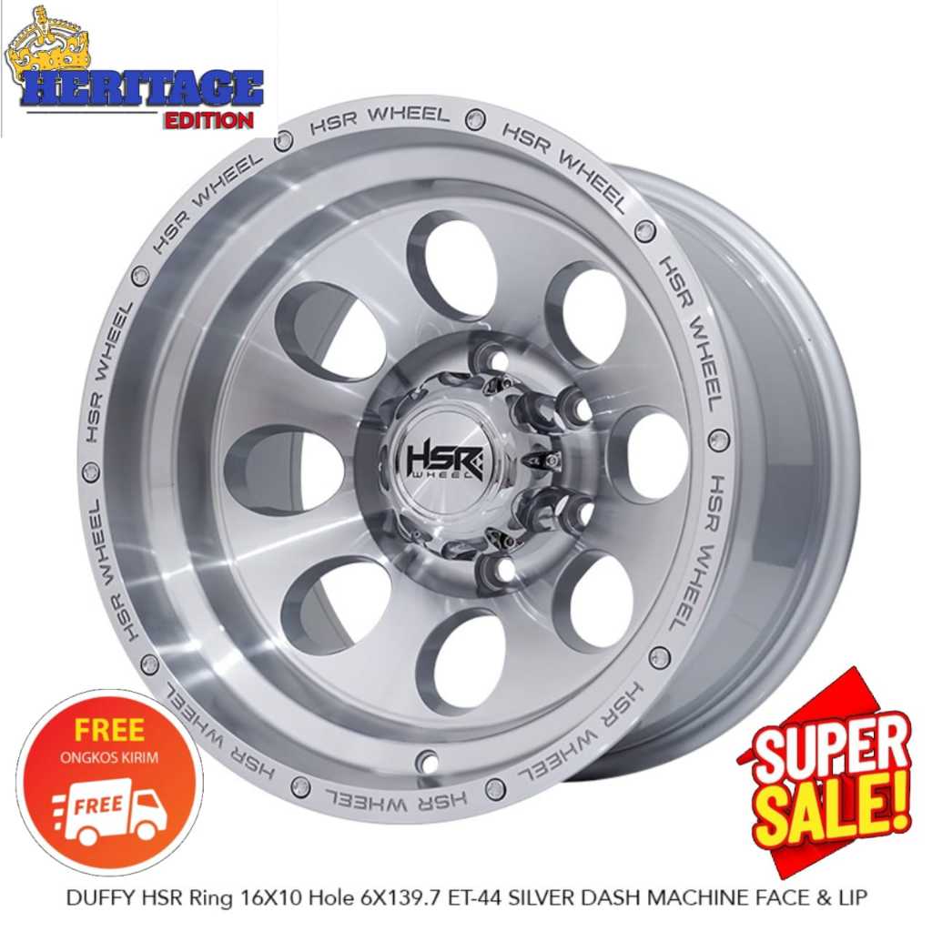 Velg mobil pajero hilux ranger fortuner triton dmax murah ring 16 velg hsr wheel duffy manado