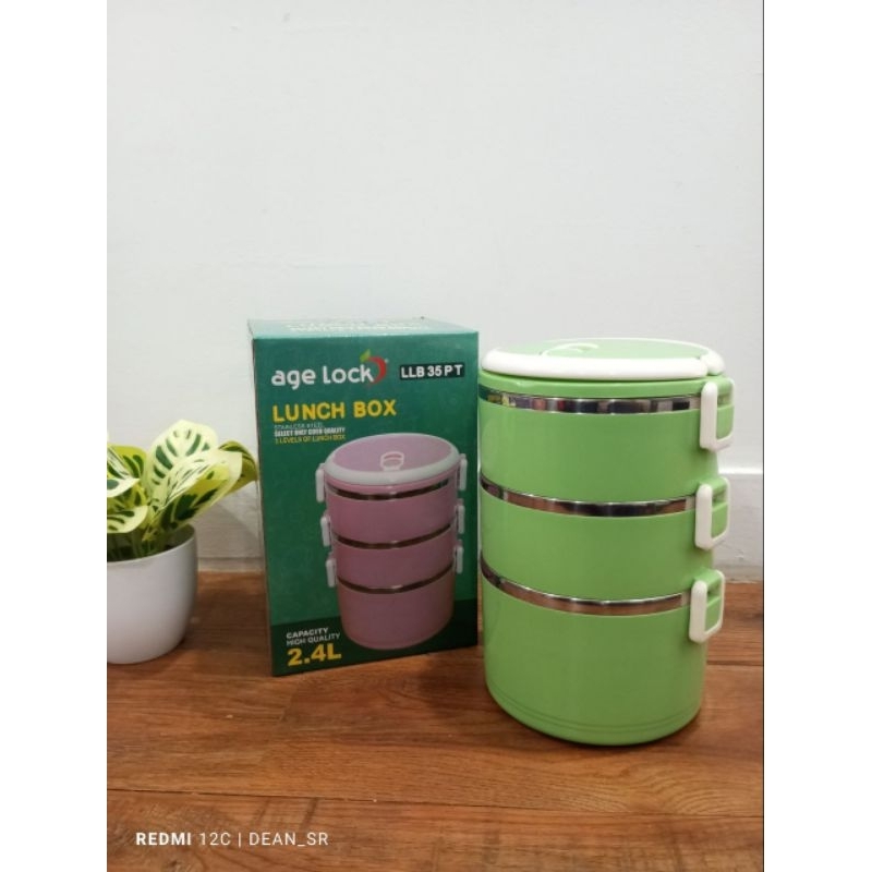 Rantang age lock Rantang susun3 Staienles