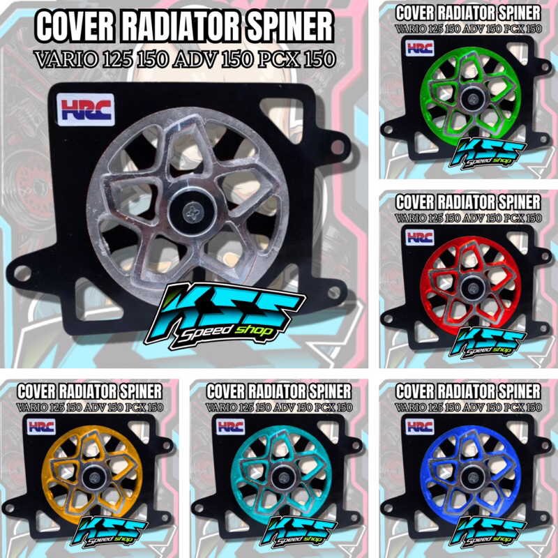 COVER RADIATOR SPINER TYPE BINTANG / COVER SPINER BINTANG OVAL / COVER RADIATOR VARIO 125 150 ADV PC