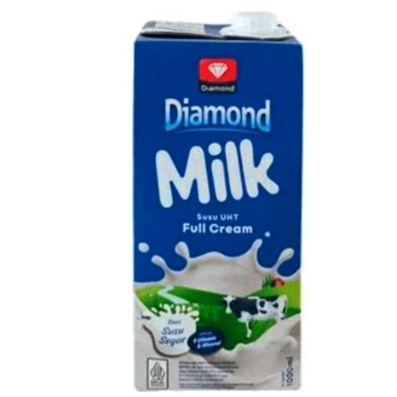 

Diamond Milk Full Cream UHT 1 Liter – Susu Segar, Creamy & Kaya Nutrisi | Halal