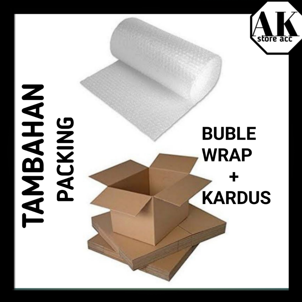 

PACKING TAMBAHAN DUS/BUBLE AGAR PAKET AMAN SAAT PENGIRIMAN