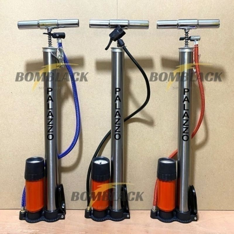 Pompa Sepeda dan Motor Mobil Bola Ban Roda Model Tabung Meter Manual pompa motor Pompa Ban Sepeda po