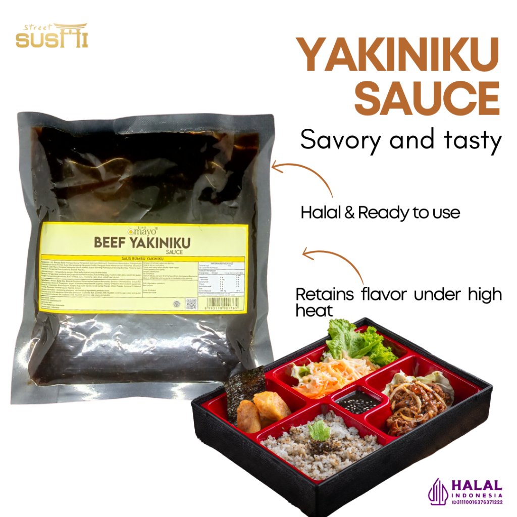 

Saus bumbu yakiniku halal omayo 500gr | Yakiniku sauce murah