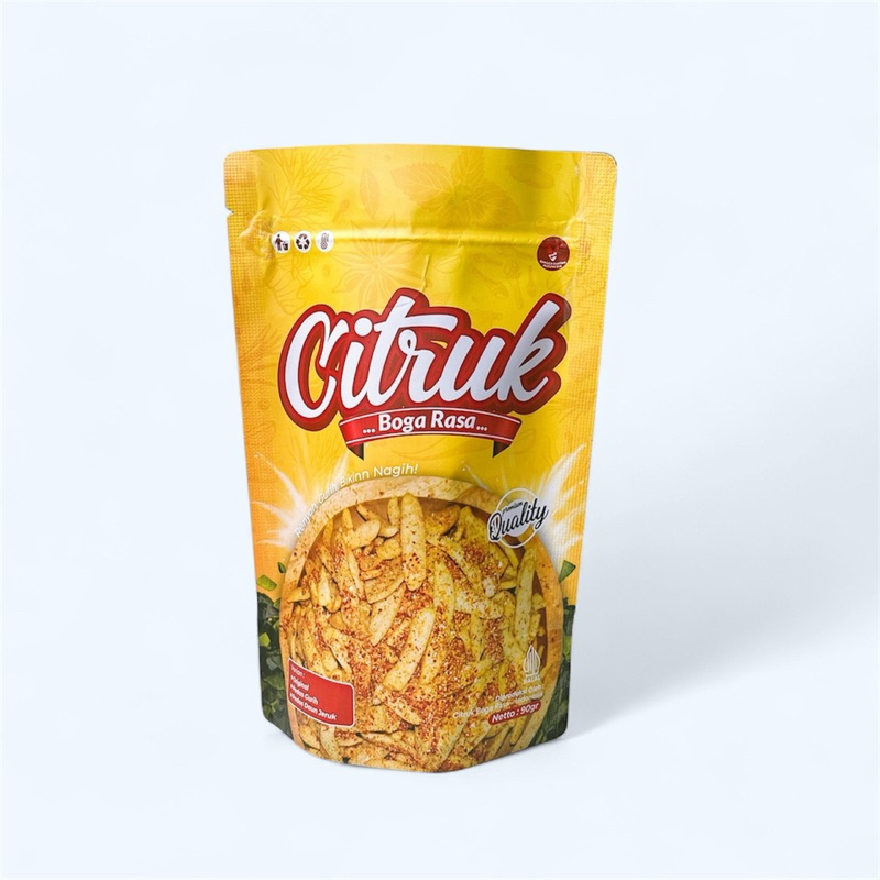 

Citruk Boga Rasa Daun Jeruk Renyah Gurih Pedas 90g