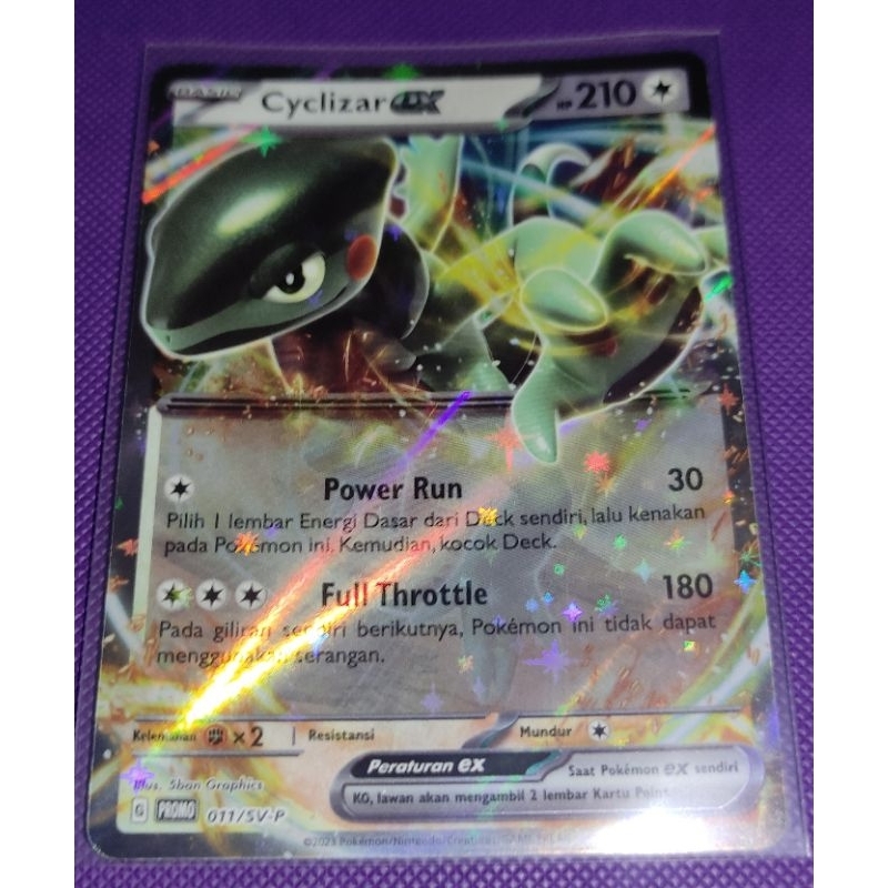 Pokemon Indonesia - CYCLIZAR (PROMO CARD)